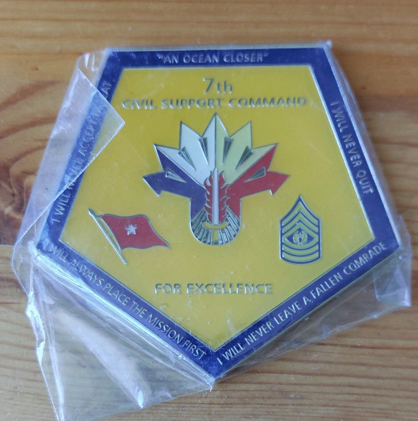 US Challenge Coin, Ophalen of Verzenden, Landmacht, Amerika, Embleem of Badge