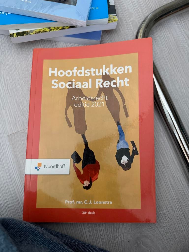 Hoofdstukken Sociaal Recht - Arbeidsrecht editie 2021, Boeken, Ophalen of Verzenden, Gamma, Zo goed als nieuw, HBO