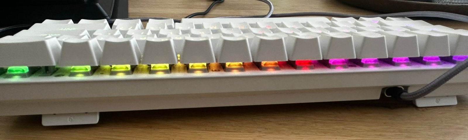 Razor Huntsman gaming toetsenbord met verlichting, Ophalen of Verzenden, Zo goed als nieuw