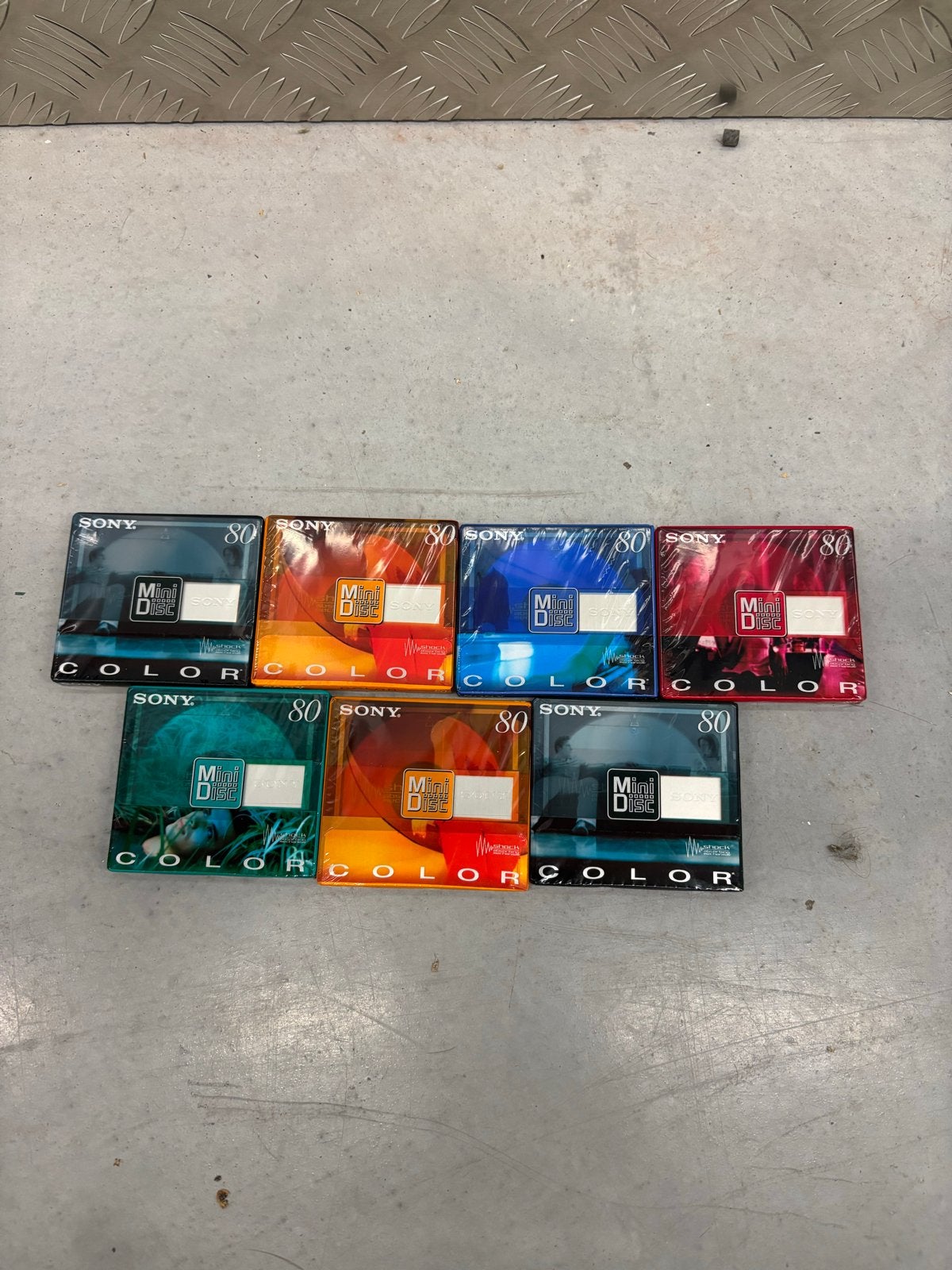Sony MiniDisc MD 80 Color - Ongeopend (7 stuks), Ophalen, Overige typen