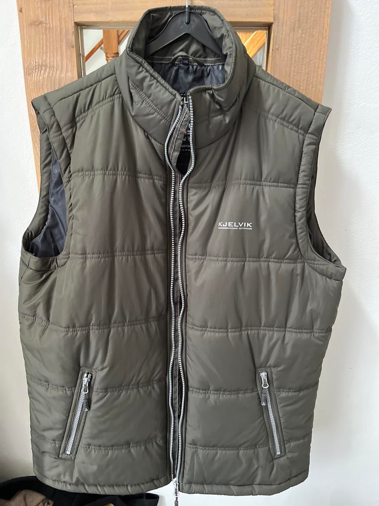 Zo goed als nieuwe Kjelvik bodywarmer XXL, Ophalen of Verzenden, Zo goed als nieuw, Overige maten, Groen