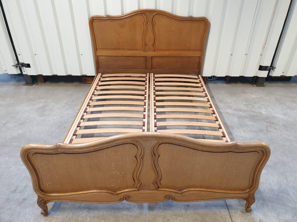 Queen Ann Stijl tweepersoonsbed. Levering mogelijk., Ophalen, Gebruikt, Tweepersoons, Overige maten
