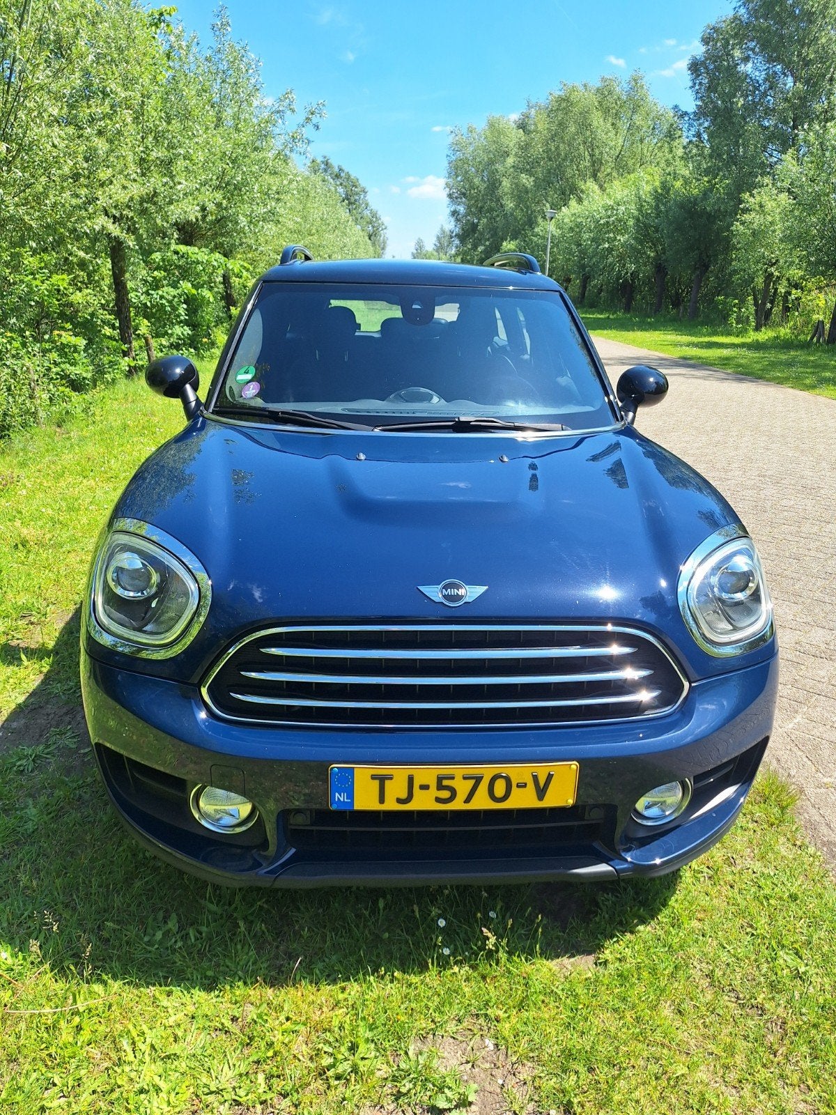 Mini Countryman 1.5 Cooper 2018 Blauw km 183.432, Auto's, Mini, Voorwielaandrijving, 136 pk, Countryman, 715 kg