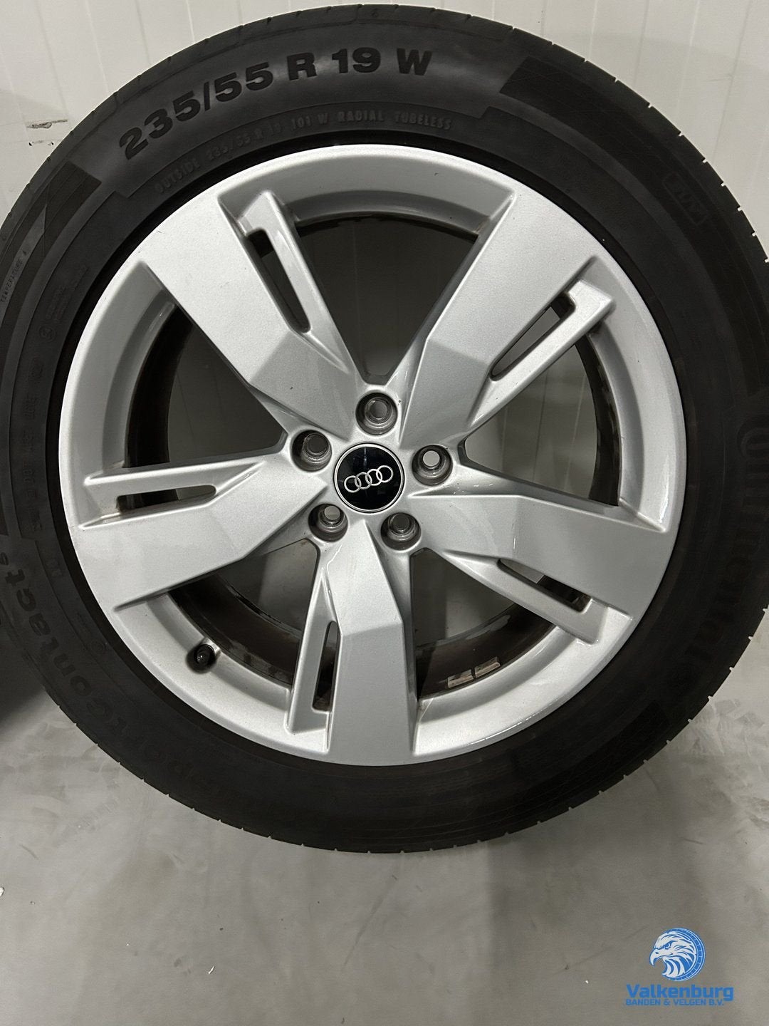 Originele Audi Q5 80A 19 inch velgen 5x112 zomerbanden 235/5, 19 inch, Gebruikt, -, -