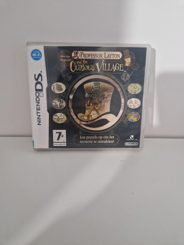 Professor Layton and the Curious Village - Nintendo DS, Spelcomputers en Games, Games | Nintendo DS, Nintendo, Puzzel en Educatief