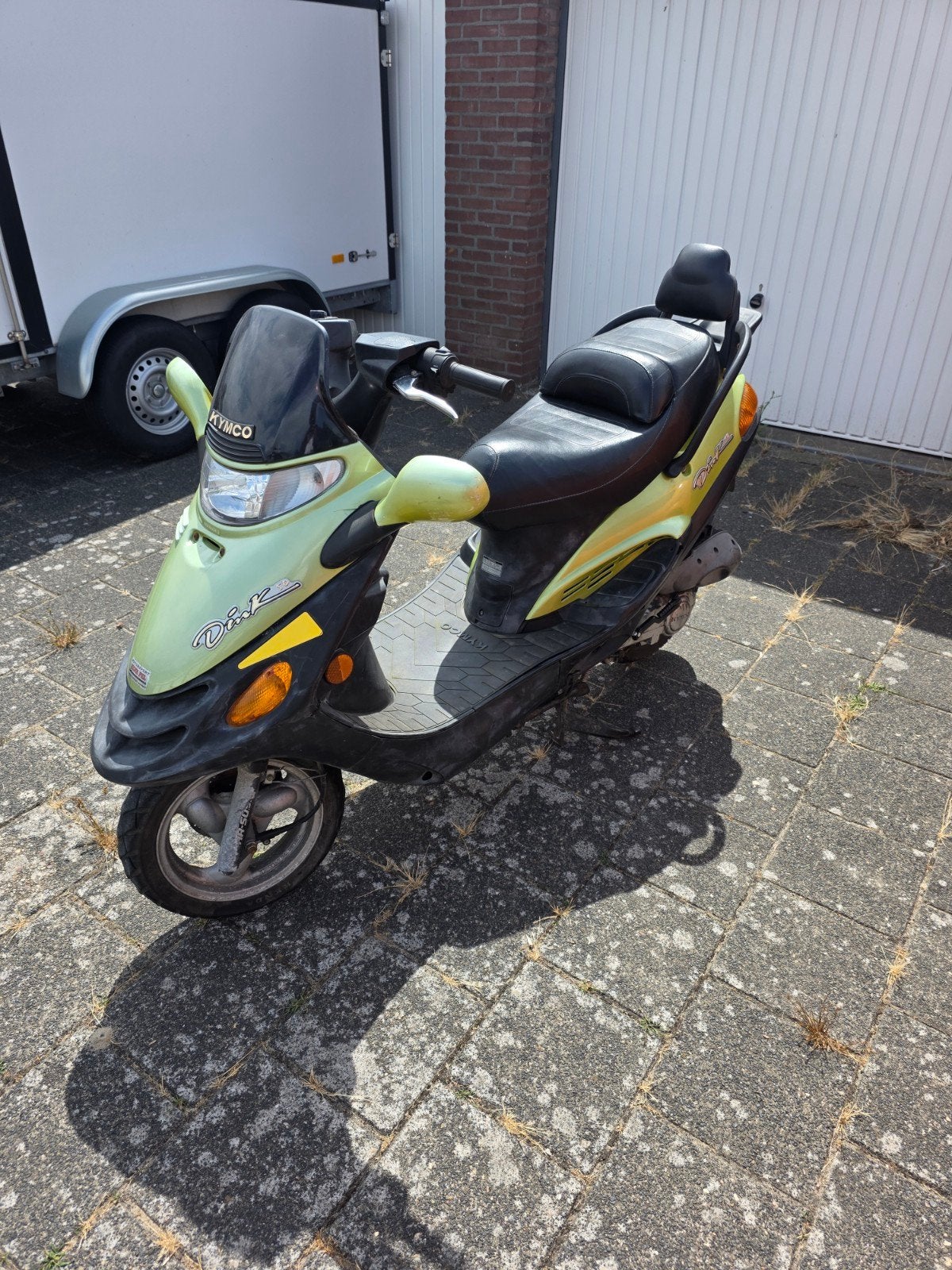 Kymco Grand Dink 50 uit 2005 - Opknapper of onderdelen, Fietsen en Brommers, Scooters | Kymco, Ophalen, Tweetakt, Gebruikt, Overige modellen
