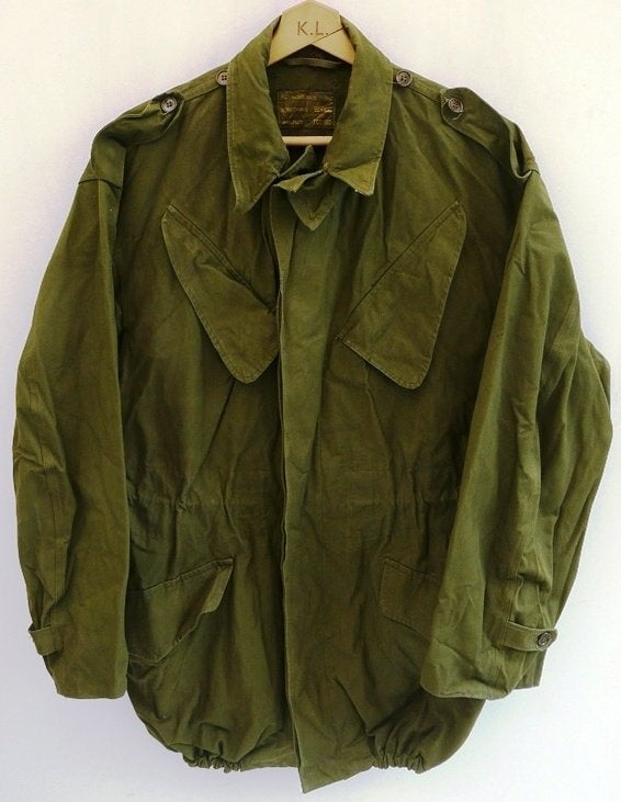 Jas Parka Uniform Buiten, Gvt, M58, maat M, KL, 1950s.(Nr.3), Ophalen of Verzenden, Landmacht, Nederland, Kleding of Schoenen