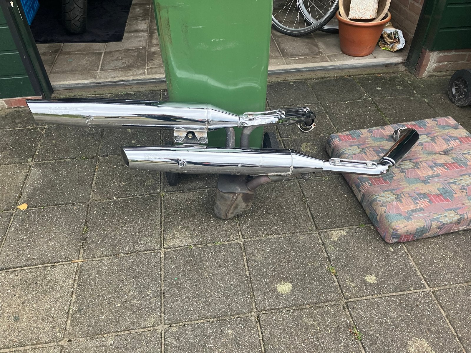 Originele uitlaat Suzuki Intruder VL1500 LC (1998), Ophalen, Gebruikt