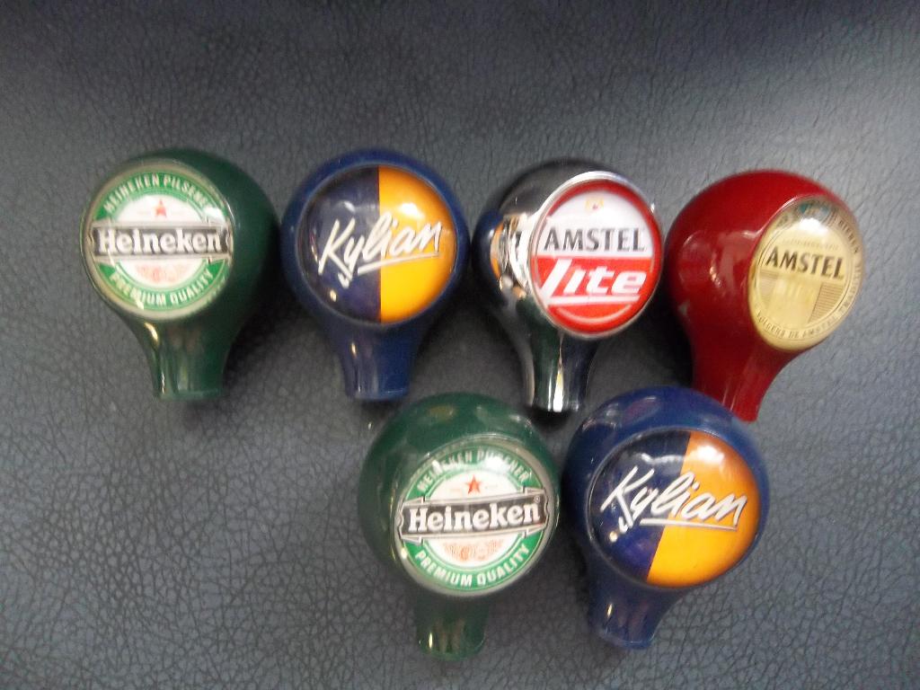 TKA 6x tapknoppen, Verzamelen, Biermerken, Ophalen of Verzenden, Gebruikt, Flesje(s), Overige merken