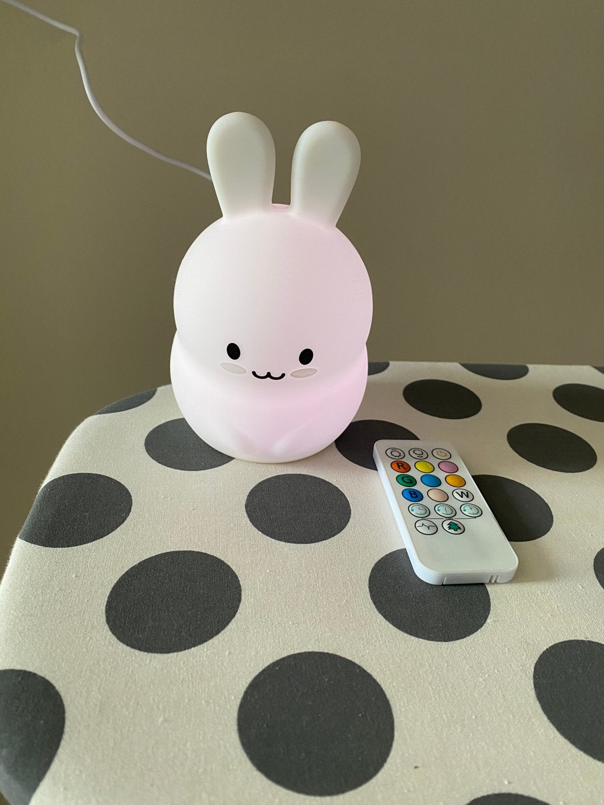 LED nachtlampje konijn, Kinderen en Baby's, Kinderkamer | Inrichting en Decoratie, Overige merken, Ophalen of Verzenden, Zo goed als nieuw