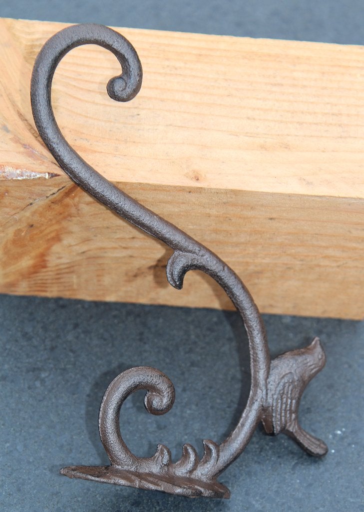 Gietijzeren wandhaak vogel 23,8cm bruin WG236, Robanjer, Nieuw, Ophalen of Verzenden, Info@robanjer.nl