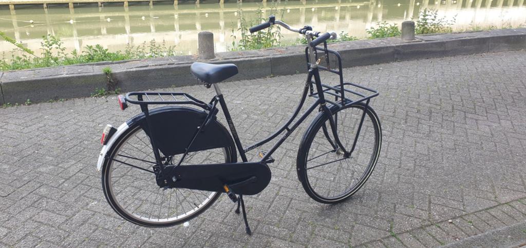 Oma fiets, Fietsen en Brommers, Fietsen | Dames | Omafietsen, 53 tot 56 cm, Ophalen, Gebruikt, Terugtraprem