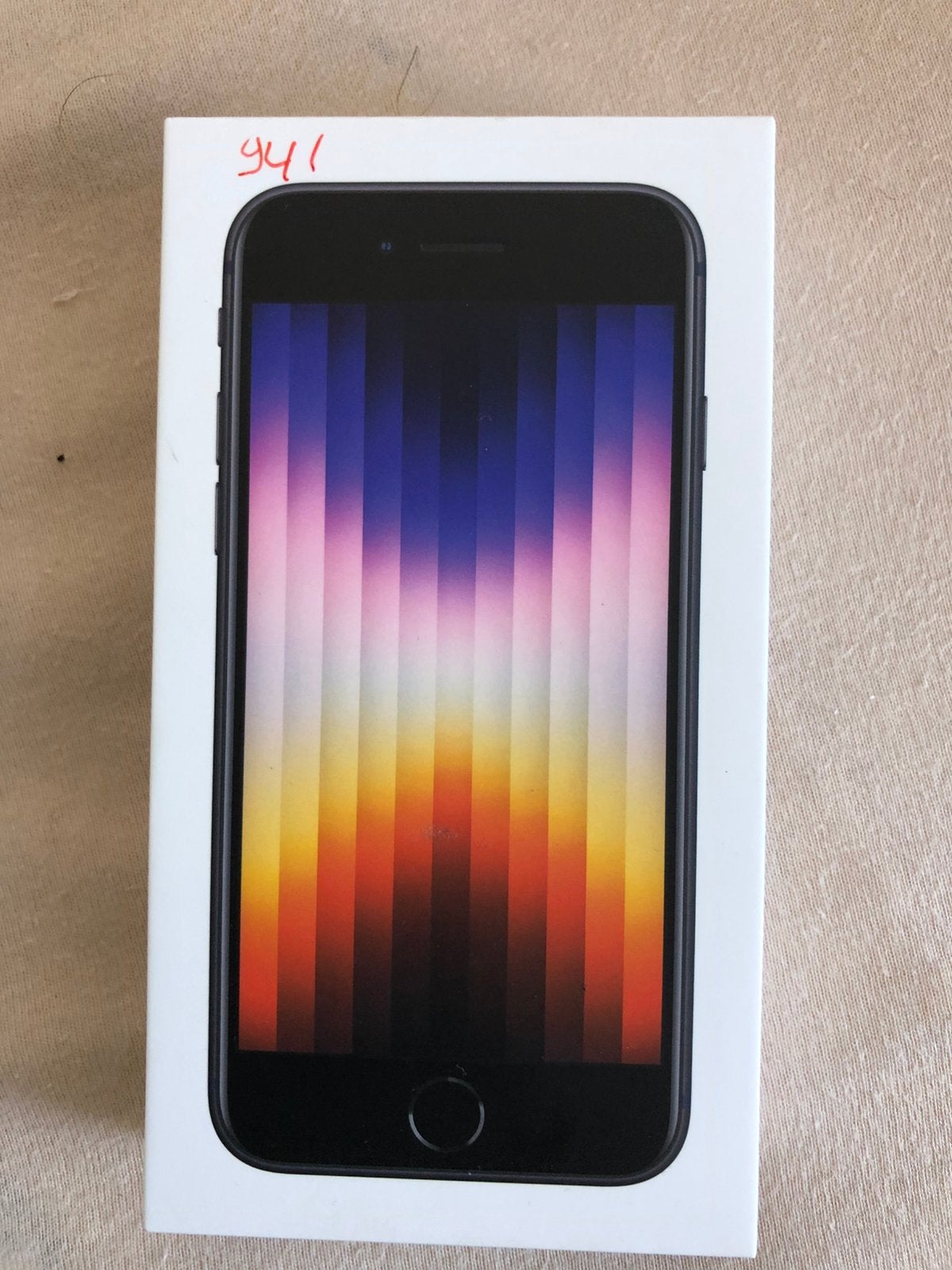 IPhone SE-2022 in Nieuwstaat met 94% Batterij, Zwart, Ophalen of Verzenden, Zo goed als nieuw, 64 GB
