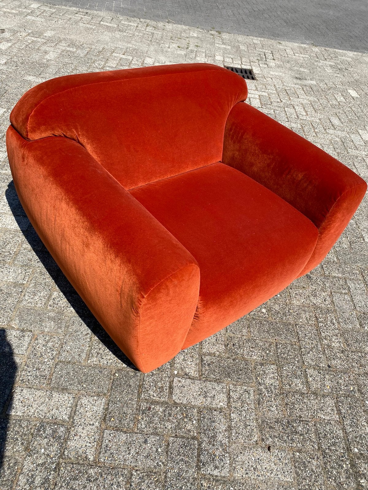 ROODGLANZE MONTEL FAUTEUIL, Modern en luxe, 75 tot 100 cm, Ophalen of Verzenden, Zo goed als nieuw