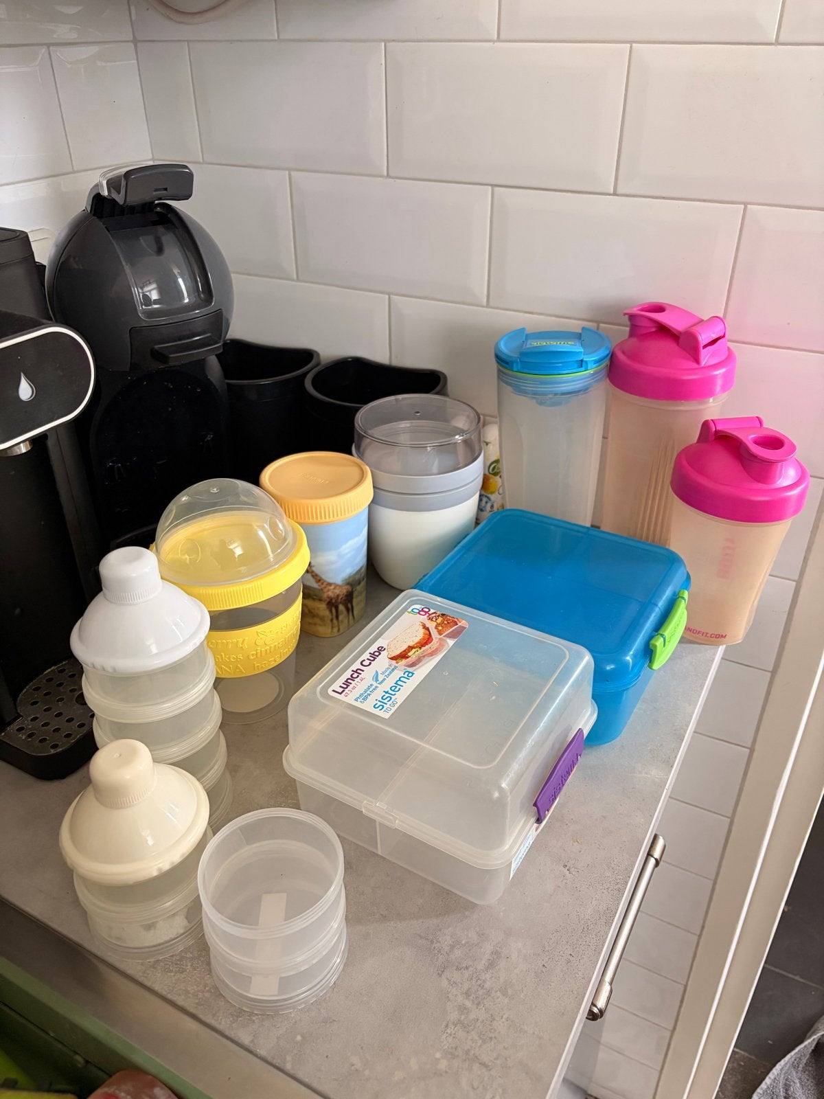 Diverse bewaarbakjes en shakers - Gratis ophalen, Ophalen, Gebruikt, Kunststof, Meerkleurig