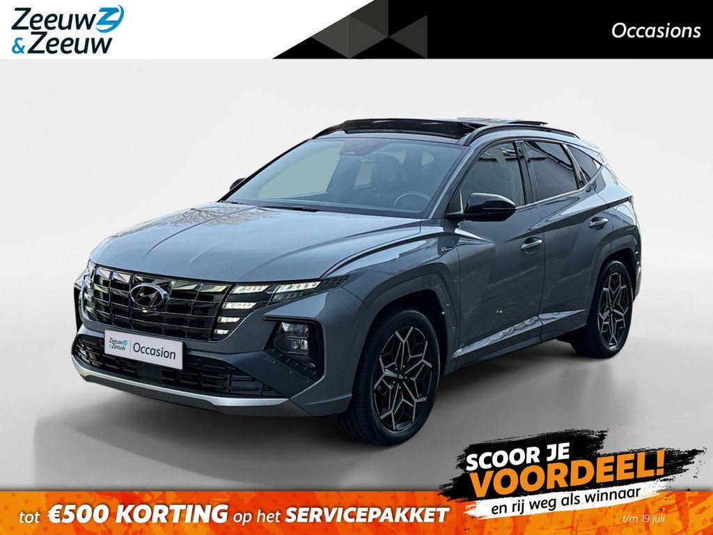 Hyundai Tucson 1.6 T-GDI PHEV N Line Sky 4WD | Pano | Trekha, Auto's, Hyundai, Bedrijf, Te koop, Tucson, 360° camera, 4x4, ABS