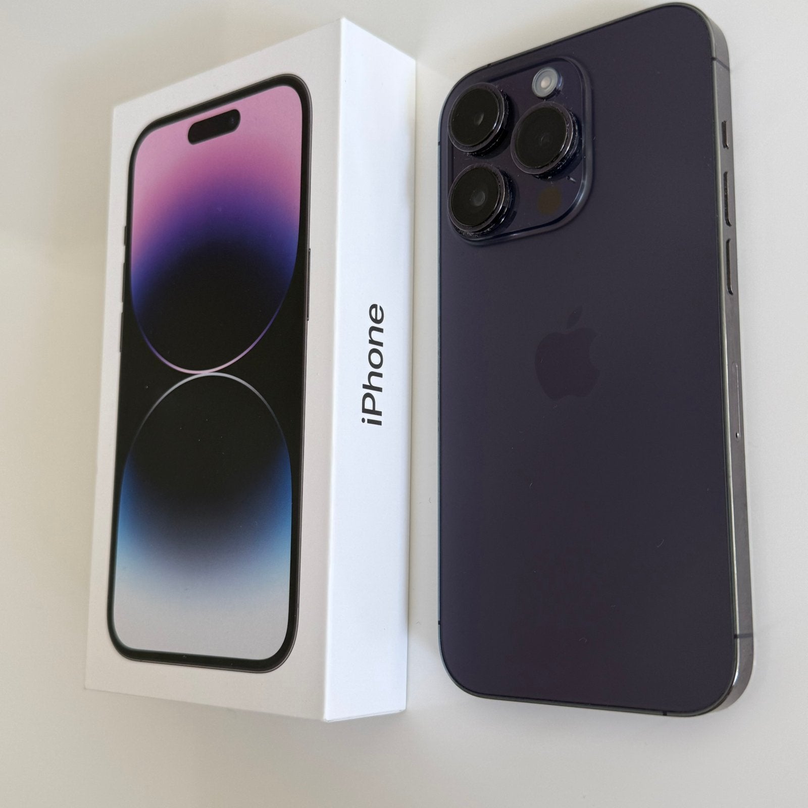 iPhone 14 Pro, Info@iphonereparatiebollenstreek.nl, Paars, Ophalen of Verzenden, Zo goed als nieuw
