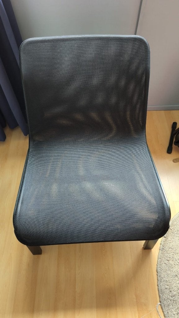 Stoel  ikea Nolmyra, Ophalen, Gebruikt, Zwart, Chillen
