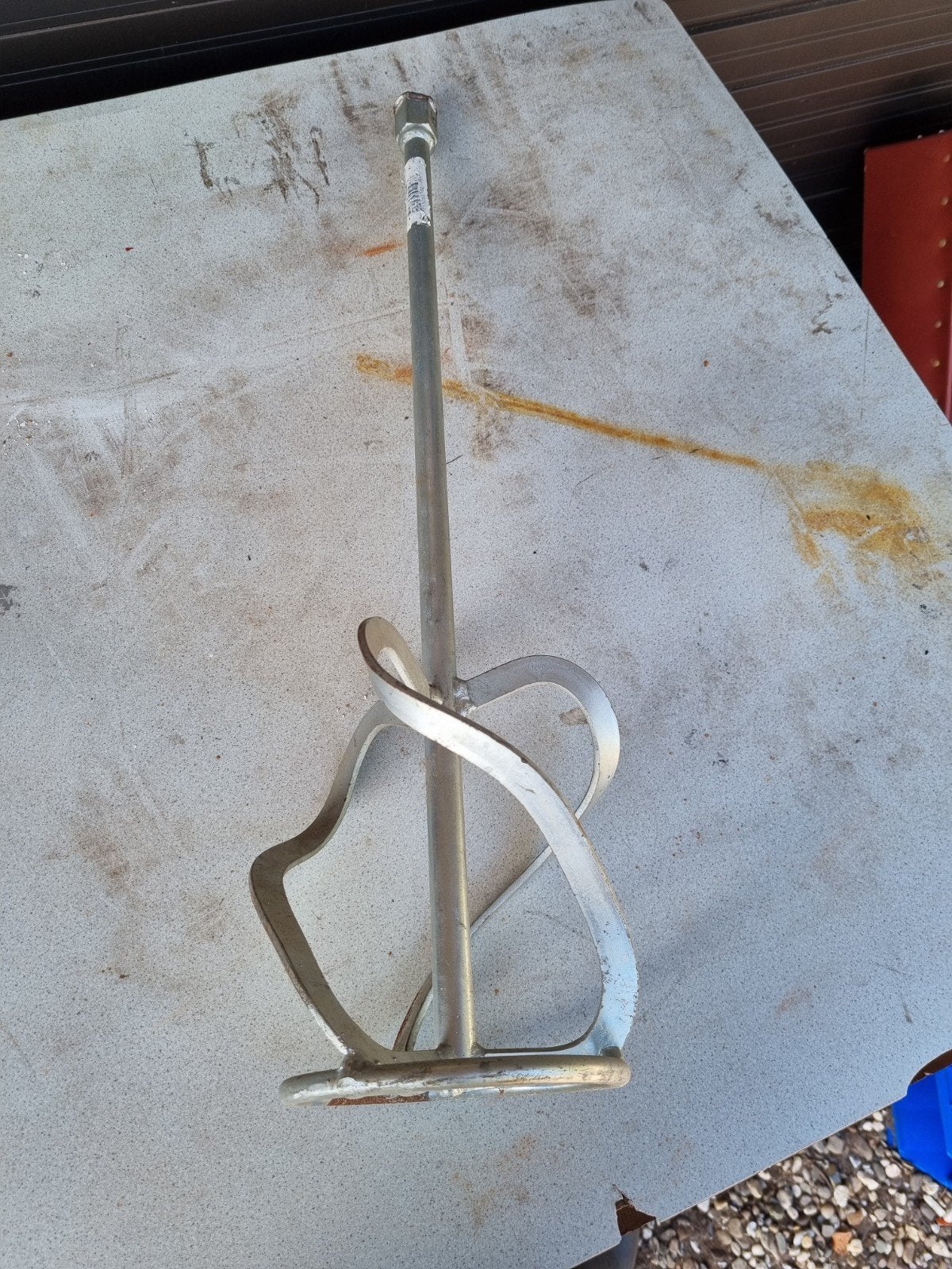 Gipsmixer / Verfmenger 180mm, Ophalen of Verzenden, Gebruikt, Overige typen