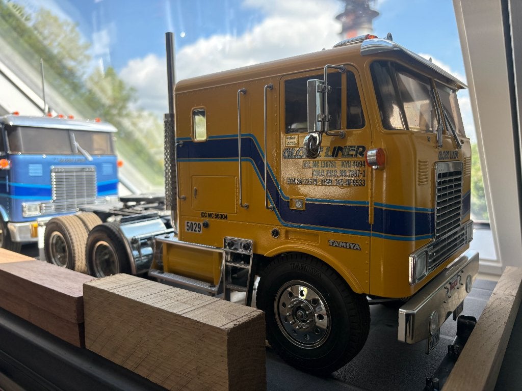 Tamiya globe liner, Schaal 1:14, Zo goed als nieuw, Auto onroad, RTR (Ready to Run)