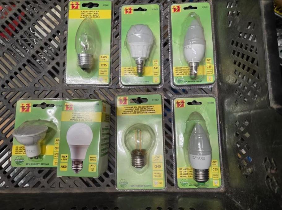 188 nieuwe ledlampen, 30 tot 60 watt, Led-lamp, Nieuw, E27 (groot)