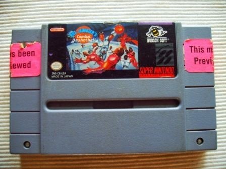 Bill Lambeer's Combat Basketball voor de Amerikaanse SNES, Gebruikt, Overige genres, 1 speler, Ophalen of Verzenden