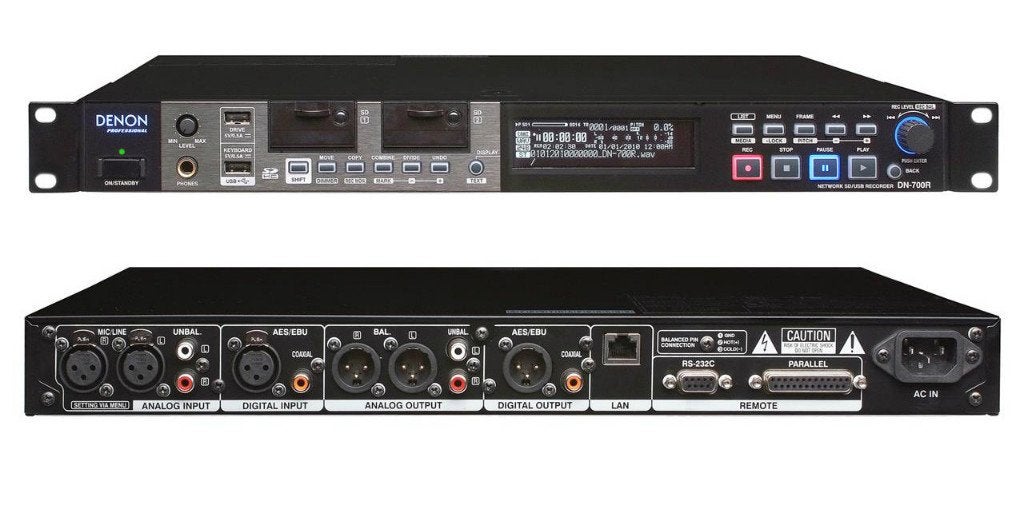 DENON Professional DN-700R USB/SD network recorder zgan..!, Ophalen of Verzenden, Zo goed als nieuw, Audio