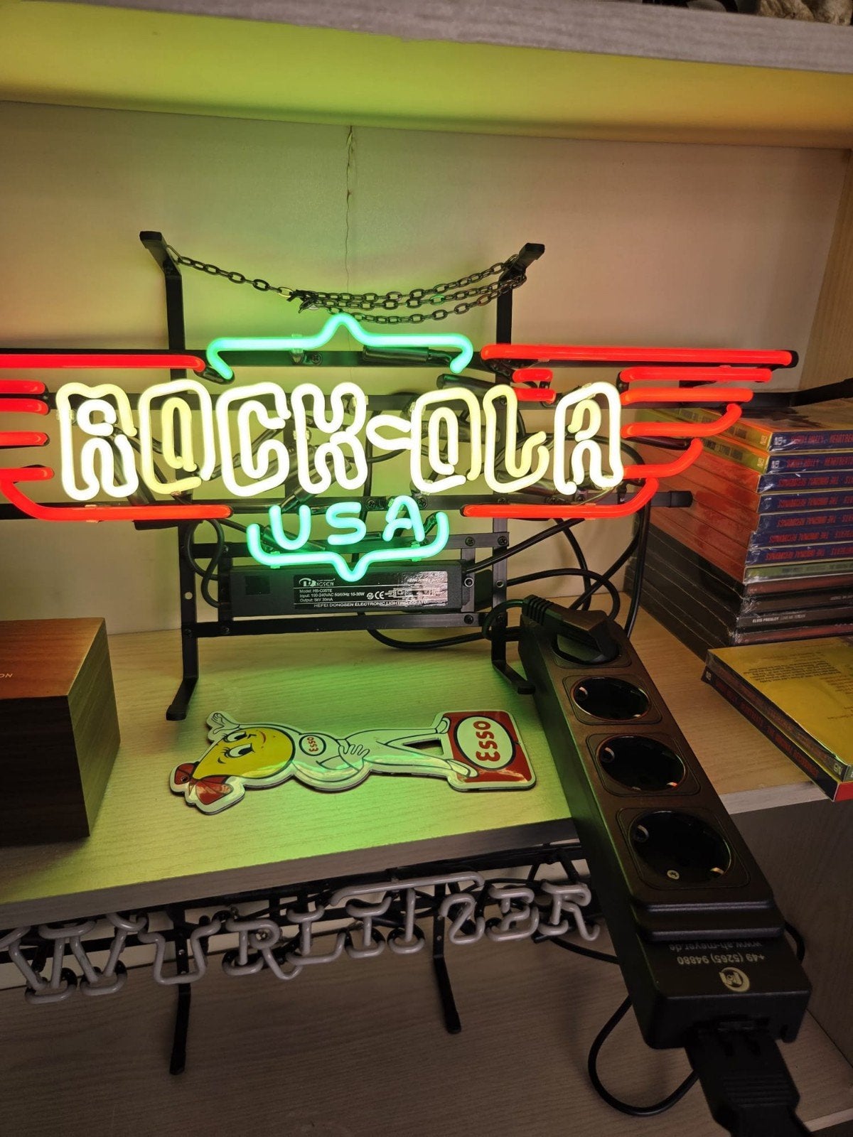 Rock-Ola USA Neon Verlichting - Vintage Stijl, Ophalen, Gebruikt, 1970 tot heden, Rock Ola