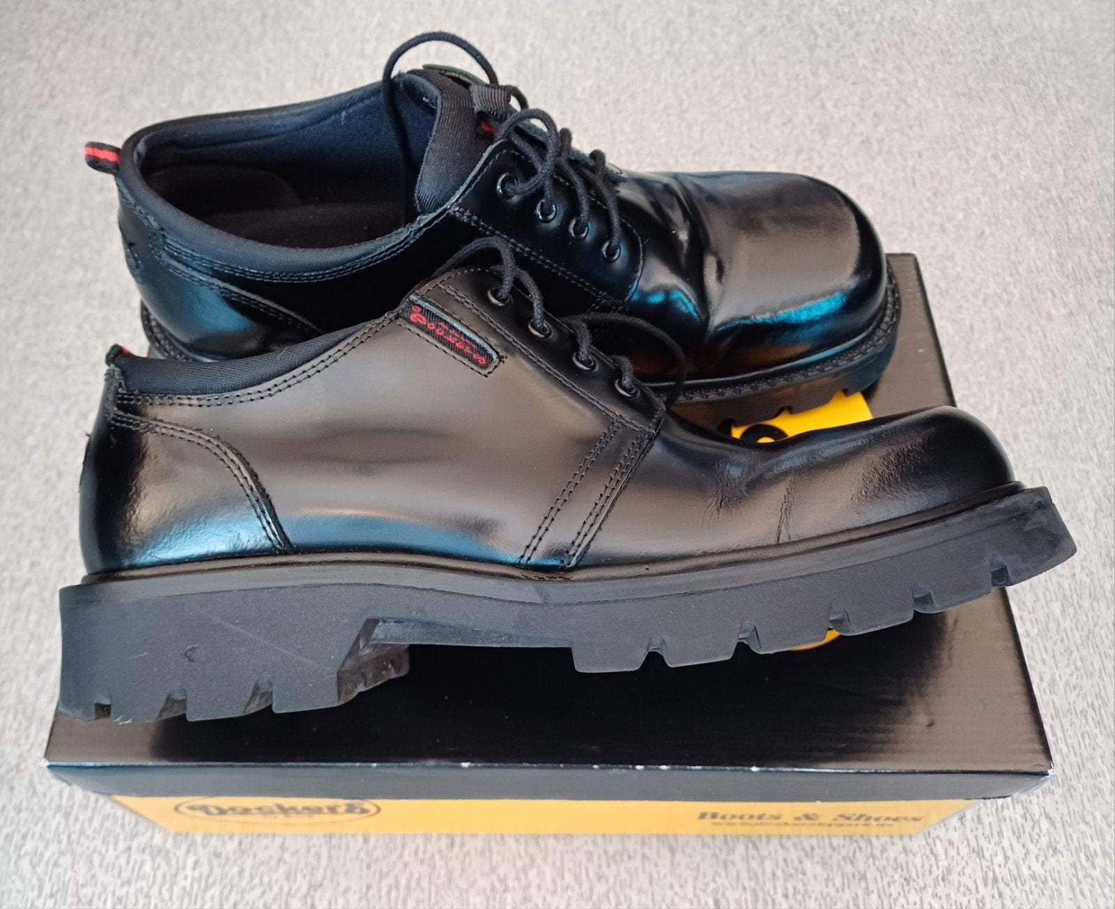 Dockers by Gerli Veterschoenen/Low Boots/Plateaus (Maat 44), Zwart, Boots, Ophalen of Verzenden, Gedragen