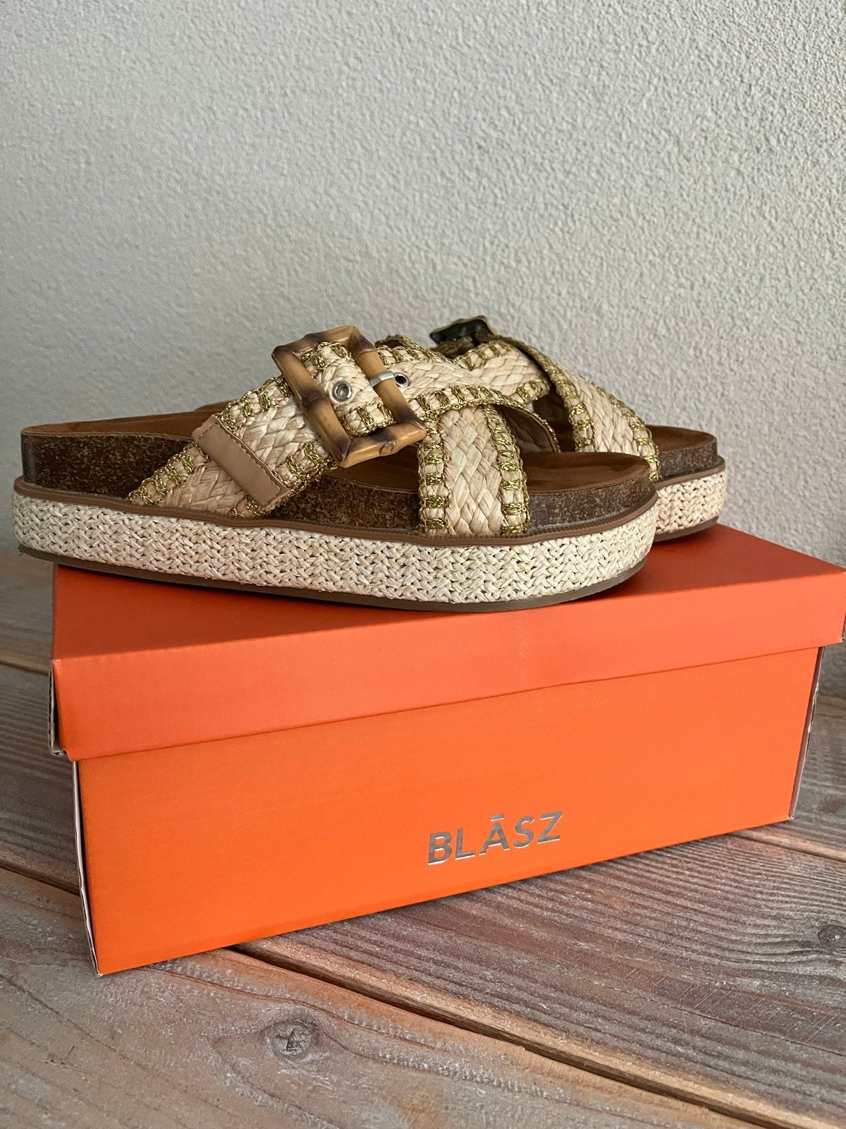 Blasz Slippers Beige - Maat 37, Slippers, Beige, Nieuw, Ophalen of Verzenden