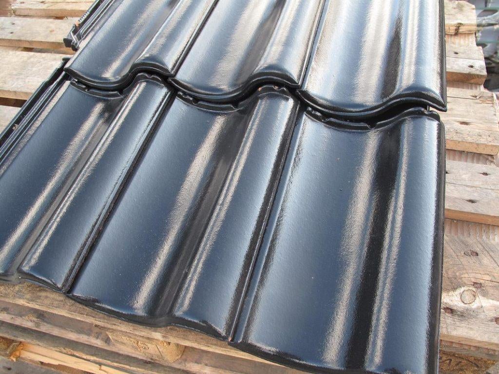 AKTIE PRIJS ! Zwart GLANS dakpannen v.a € 1295 p.1000 NIEUW, Doe-het-zelf en Verbouw, Dakpannen en Dakbedekking, Ophalen, Steen of Klei
