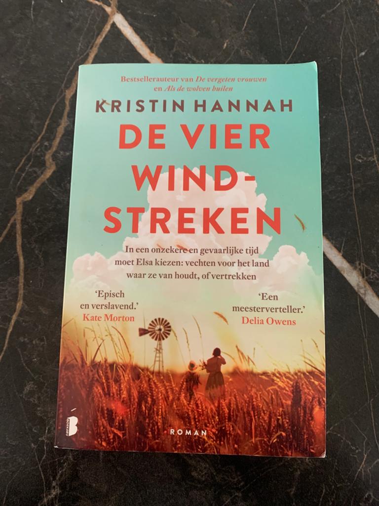Roman “de vier windstreken “, Ophalen of Verzenden, Zo goed als nieuw