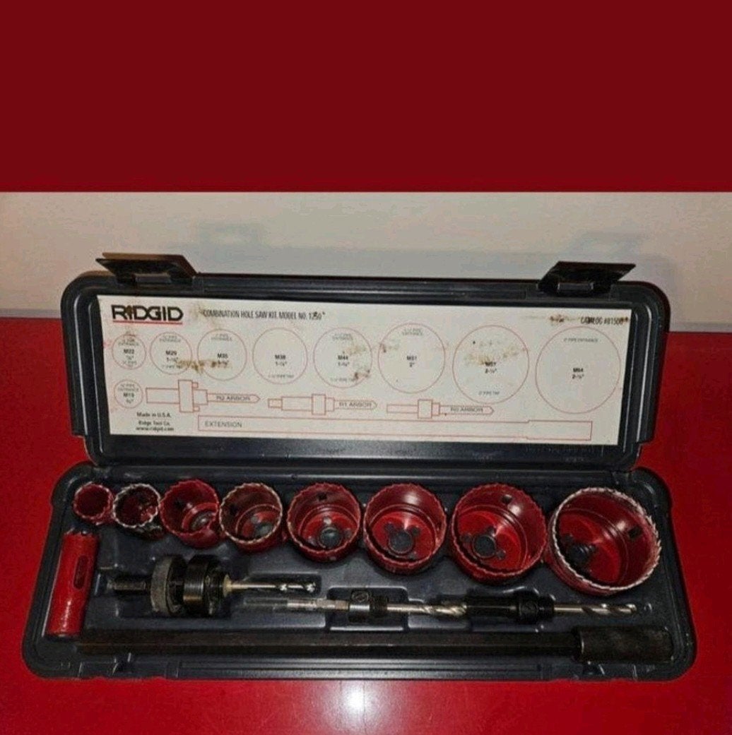 Ridgid gatenzaag set, Ophalen