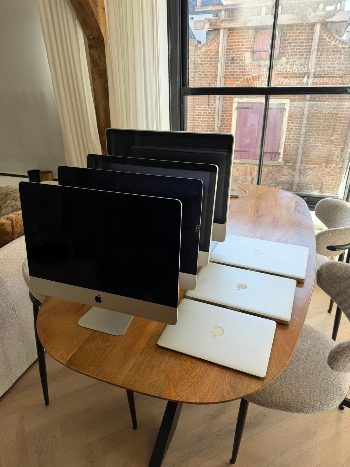 Partij Apple: 4x iMac + 3x MacBook, eerste Mac of onderdelen, Ophalen, Gebruikt, IMac, 2 tot 3 Ghz