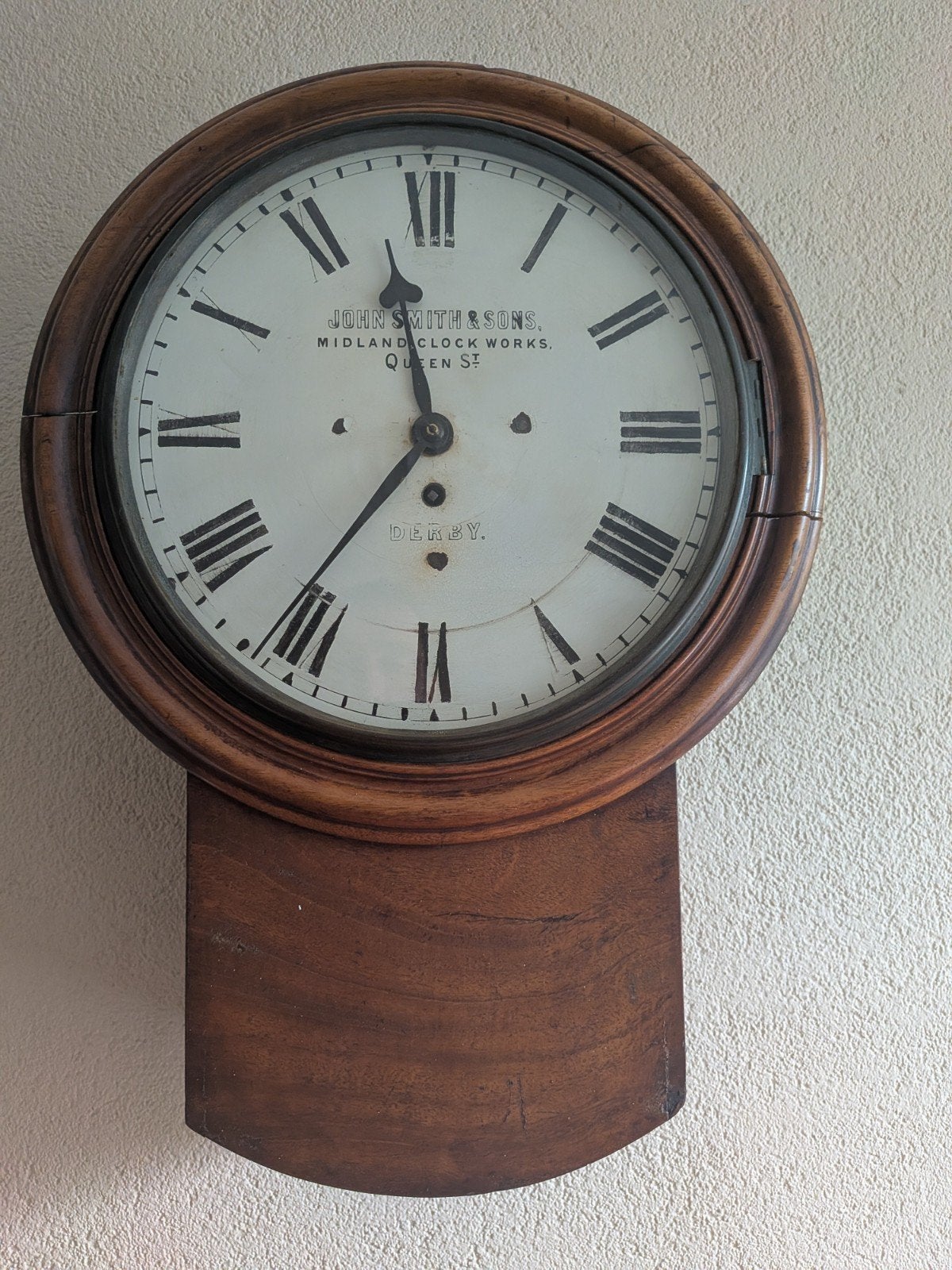 Unieke Antieke Britse Stationsklok – John Smith & Sons, Ophalen