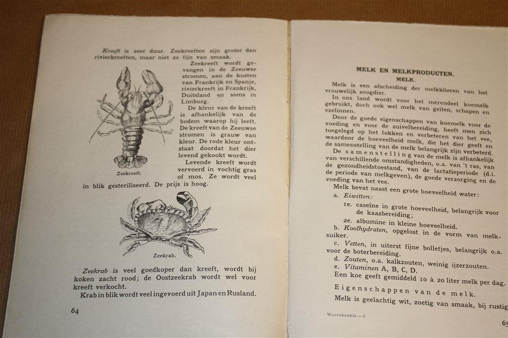 Eenvoudige warenkennis voor school en huis. 1938., Boeken, Ophalen of Verzenden, Gelezen