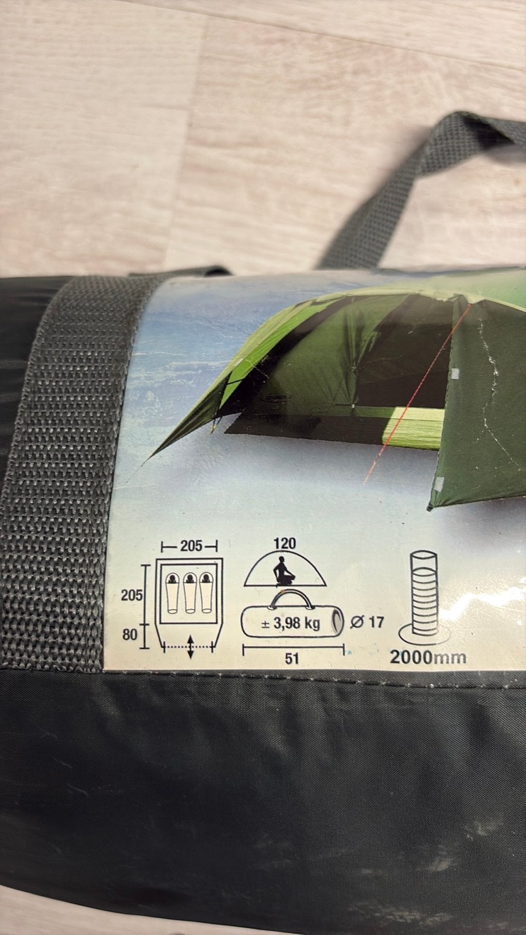 High Peak Nevada 3 Tent - Compacte 3-persoons Koepeltent, Ophalen, Zo goed als nieuw, Tot en met 3
