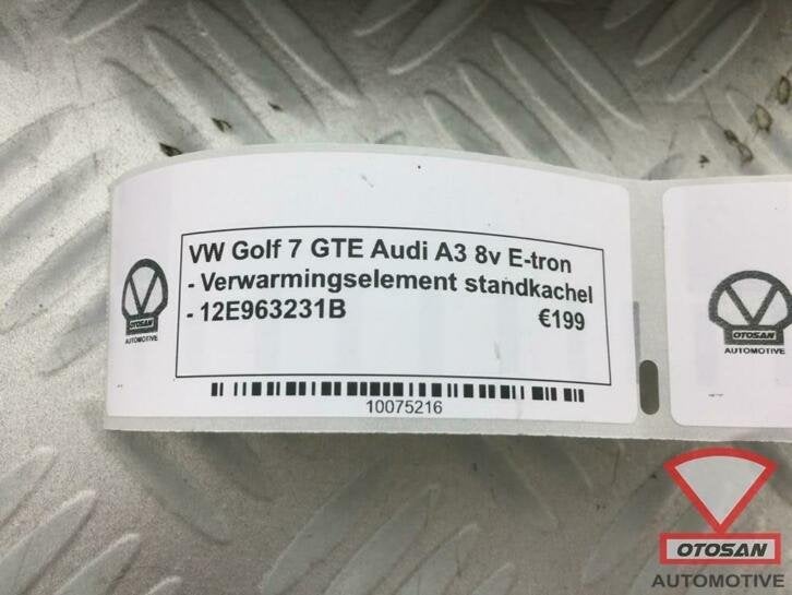 vw golf 7 gte a3 e tron verwarmingselement standkacel 12e963, Gebruikt, Volkswagen, Volkswagen AG, Berliner Ring 2
38440  Wolfsburg, DE