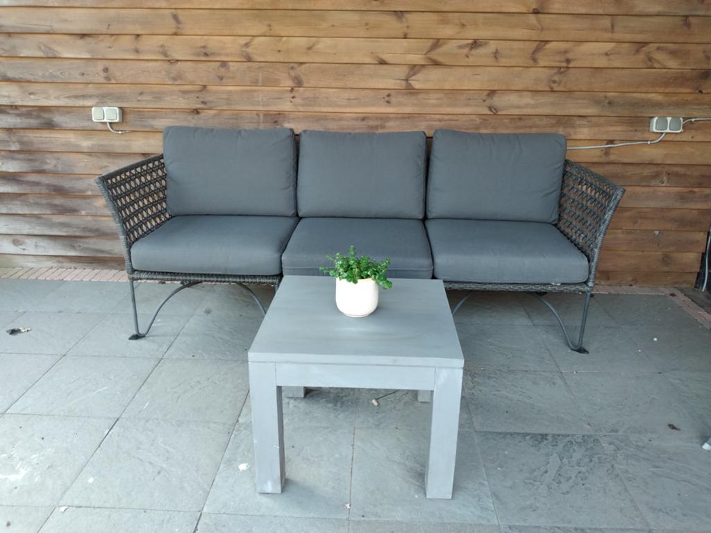 Comfortabele 3-zits loungebank, Jutholmen Ikea, Ophalen, 3 zitplaatsen, Zo goed als nieuw, Loungeset
