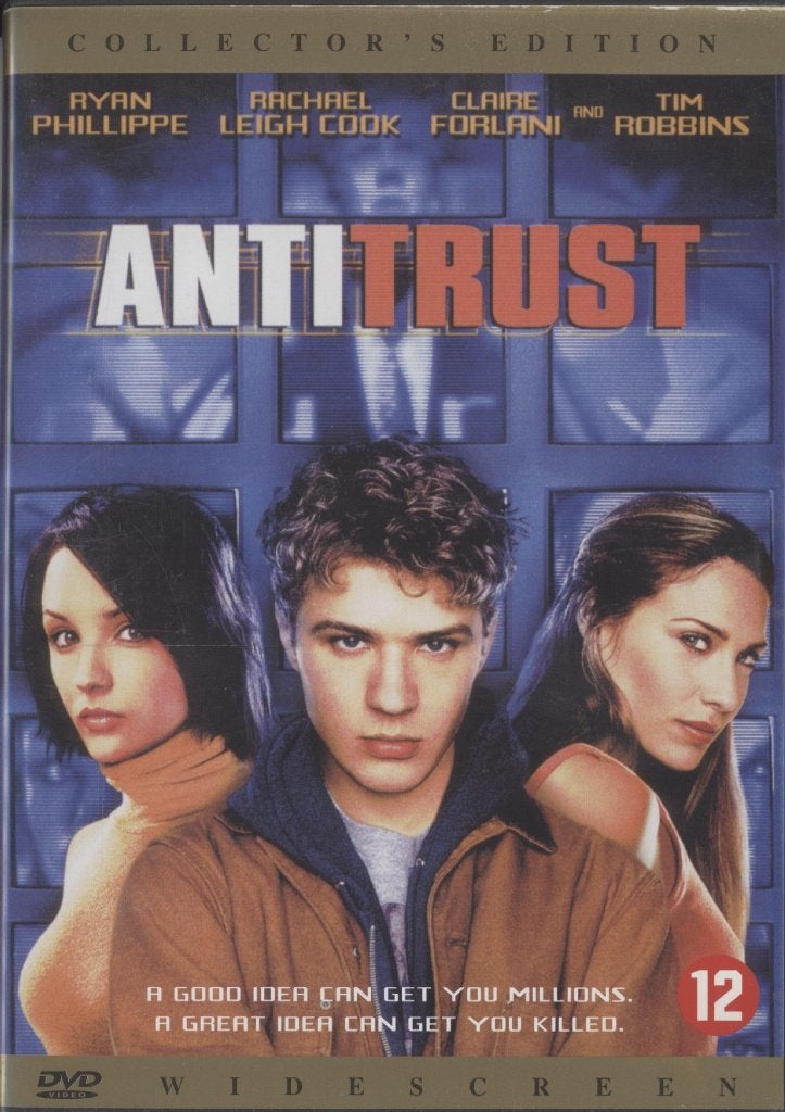 72) Anti Trust: met Ryan Phillippe en Rachael Leigh Cook, Vanaf 12 jaar, Ophalen of Verzenden, Gebruikt, Actiethriller