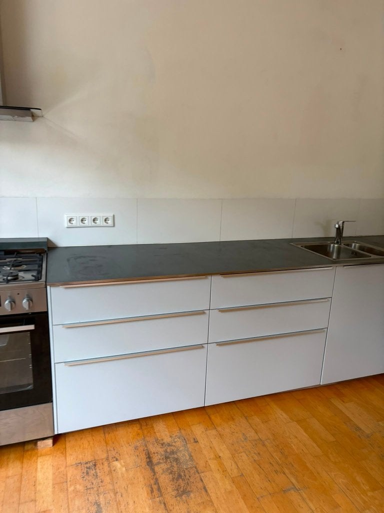 Full, as good as new IKEA kitchen with AEG, BOSCH and SMEG, Ophalen, Overige materialen, Blauw, Overige typen