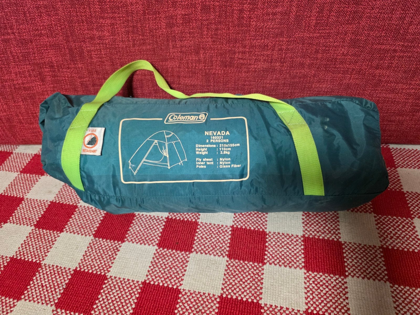 Coleman Nevada 2-persoons tent - Ideaal voor kamperen, Caravans en Kamperen, Tenten, Ophalen of Verzenden, Nieuw, Tot en met 2