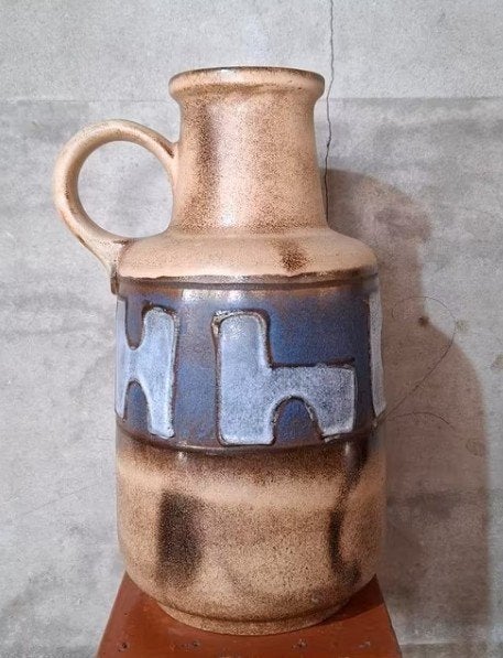 Oude vintage retro vaas west germany scheurich 408 40, Ophalen of Verzenden, Huis en Inrichting