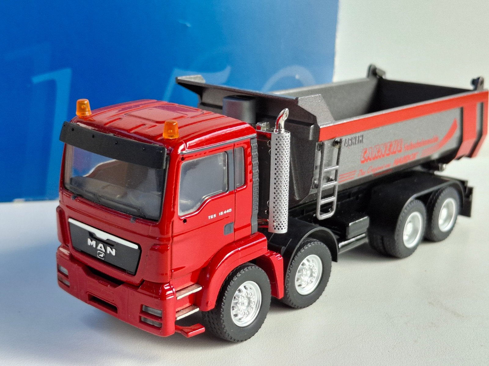 MAN TGS 18.440 CARNEHL HALBSCHALENMULDE 1:50, Hobby en Vrije tijd, Ophalen of Verzenden, Zo goed als nieuw, Bus of Vrachtwagen
