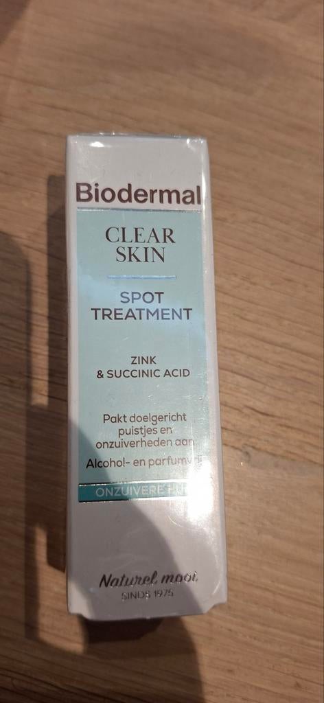 Biodermal clear skin spot treatment, Sieraden, Tassen en Uiterlijk, Uiterlijk | Gezichtsverzorging, Ophalen of Verzenden, Nieuw
