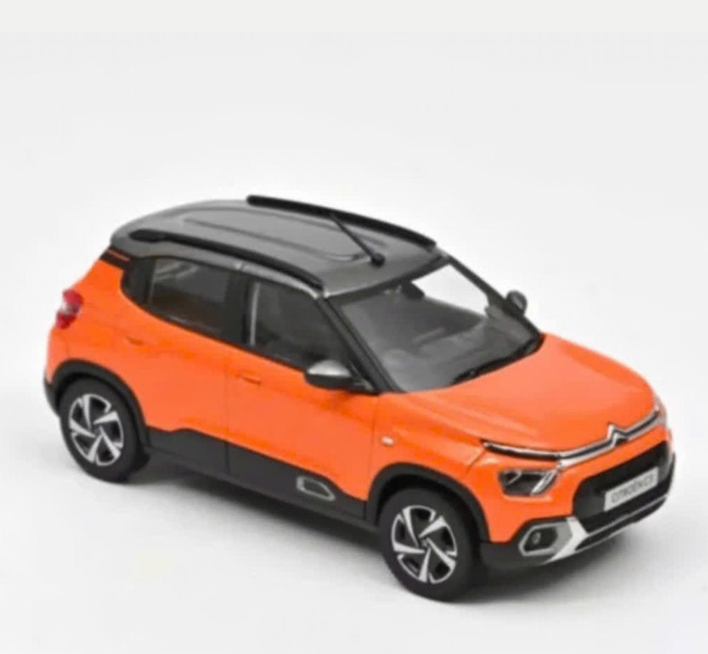 Citroen C3 Indian markt '21 ORANJE & grijs 1/43 NOREV 155222, Verzenden, Nieuw, Auto, Norev