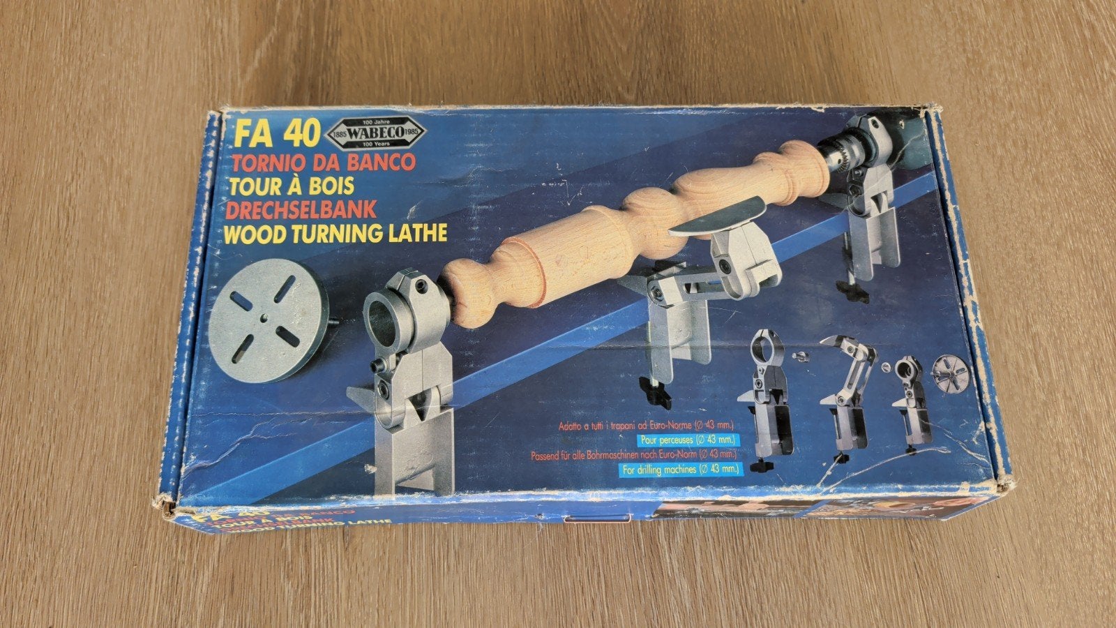 Wabeco FA 40 Houtdraaibank - Vintage en Compleet, Ophalen of Verzenden, Gebruikt