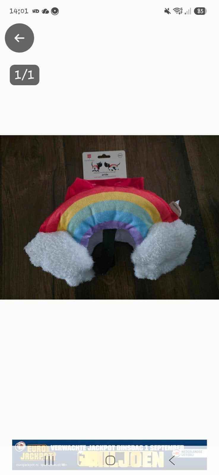 siepie takkie verkleed set, Ophalen of Verzenden, Nieuw, Overige typen