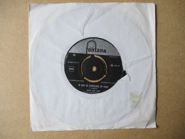 s0181 jacky van dam - japie de portier, Cd's en Dvd's, Ophalen, Gebruikt, 7 inch, Overige genres
