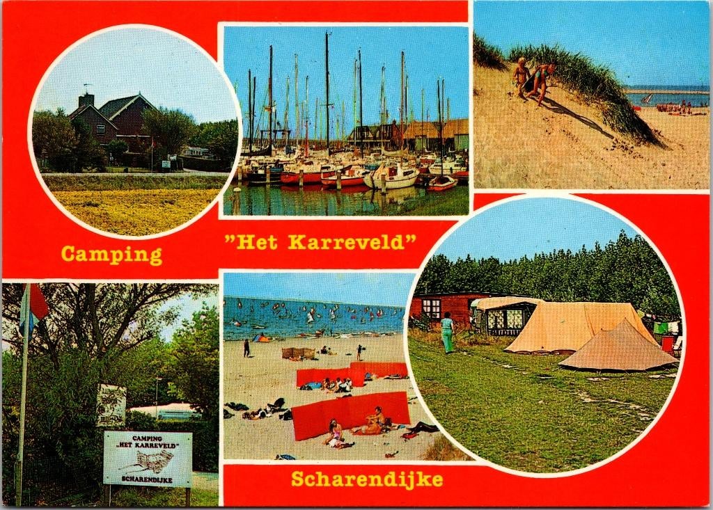 Scharendijke - Camping Het Karreveld, Verzenden, 1980 tot heden, Ongelopen, Zeeland